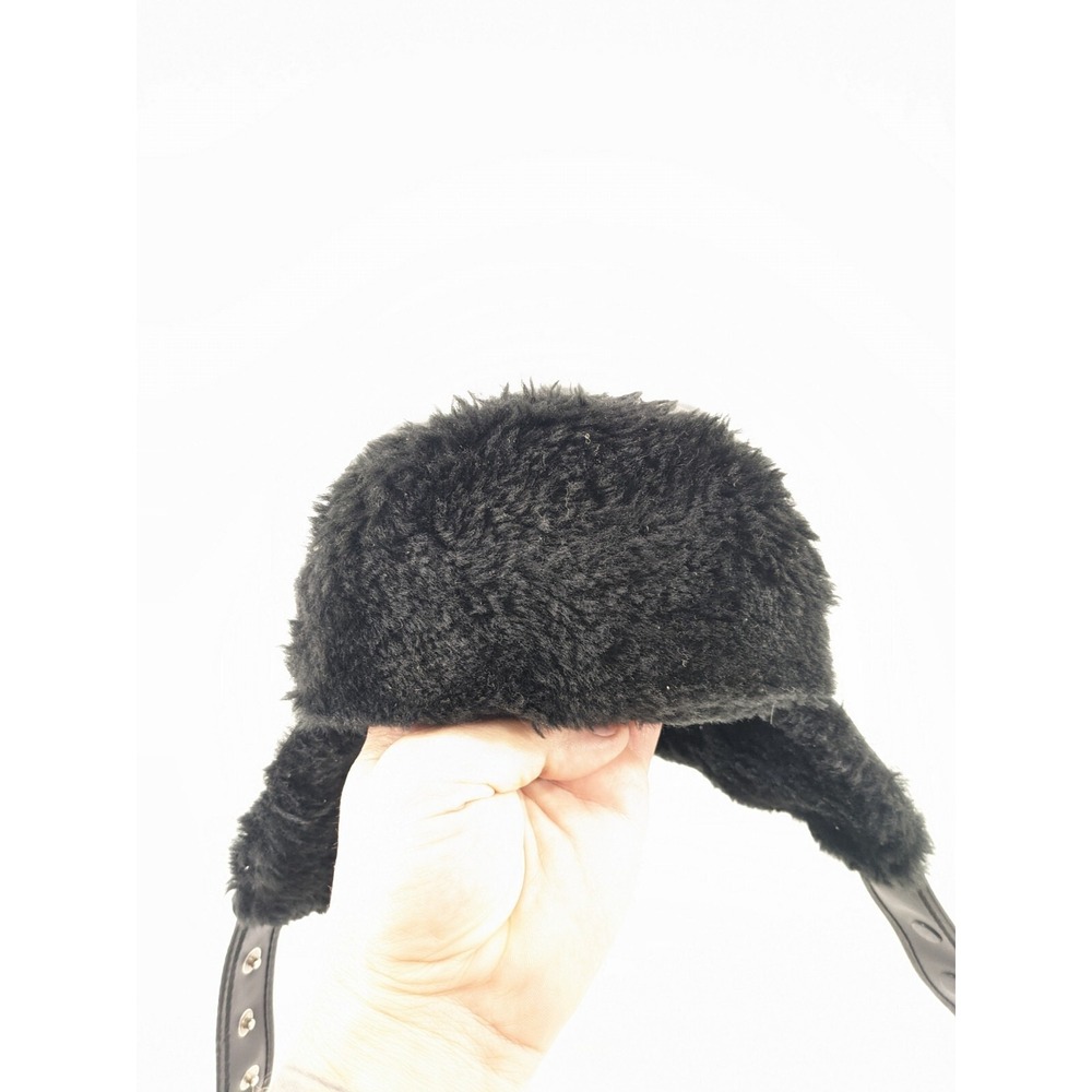 Vintage Winter Army 60's Snow Hat Arlin‎ BLack Medium 7 1/4 Korea